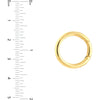 Olas d'Oro Bracelet - 14K Yellow Gold 19.25mm Round Push Lock