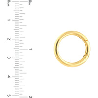 Olas d'Oro Bracelet - 14K Yellow Gold 19.25mm Round Push Lock