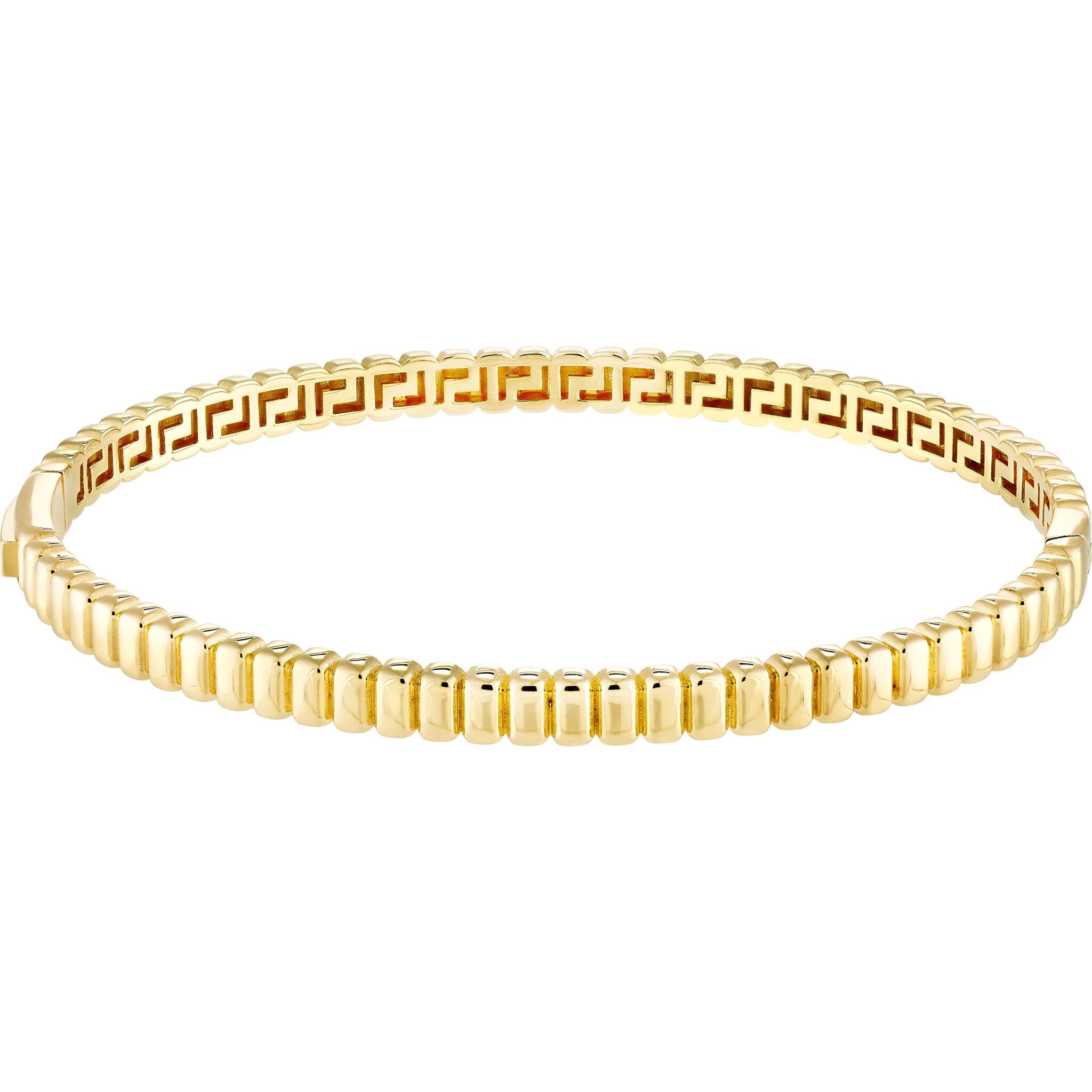 14k White Gold Diamond Claw Bangle #106969 - Seattle Bellevue | Joseph  Jewelry
