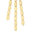 Olas d'Oro Earrings - 14K Yellow Gold Multi-Strand Valentino Chain Dangle Earrings