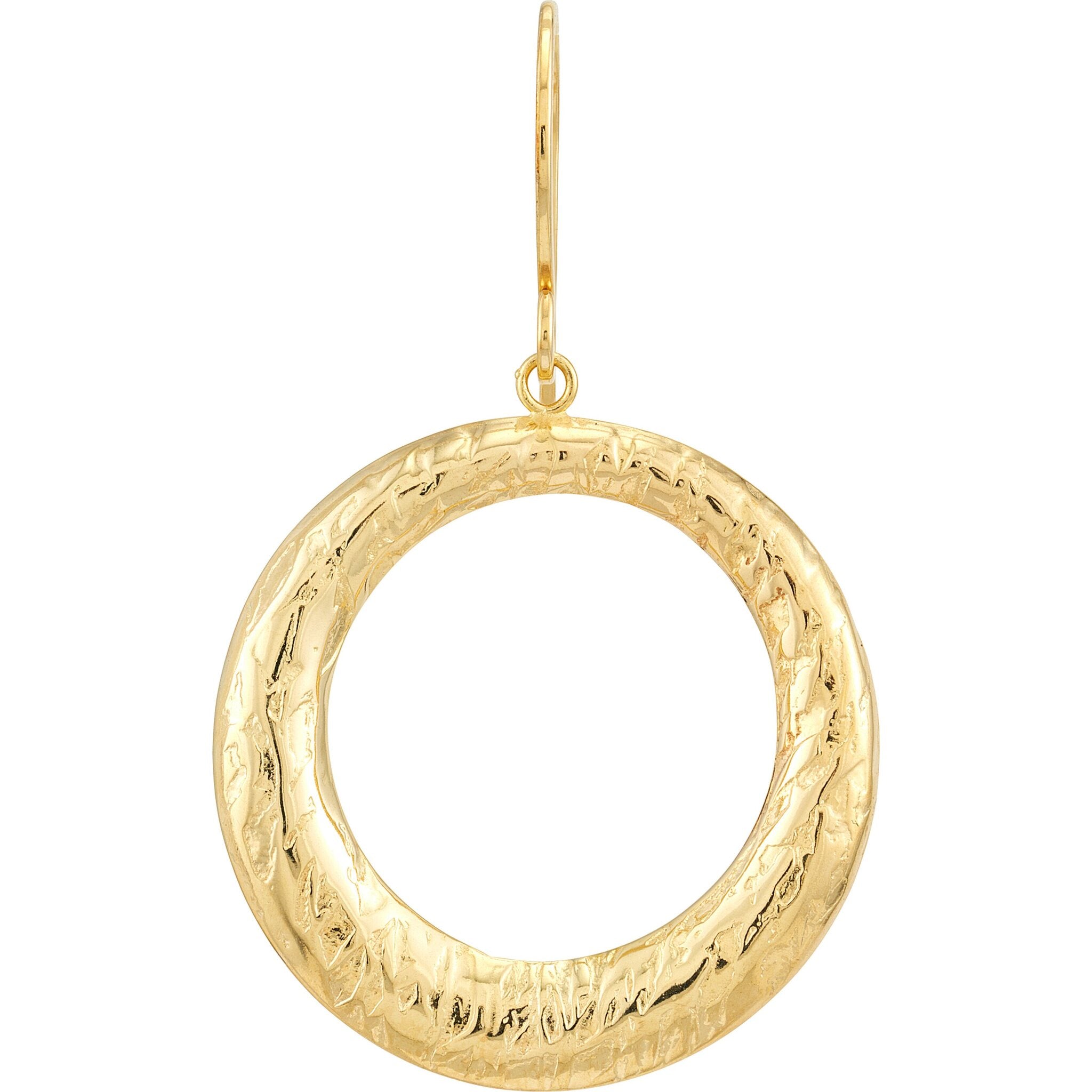 14k solid store gold hooked on hoop earrings