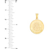 Olas d'Oro Necklace - 14K Yellow Gold Confirmation Medal