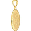 Olas d'Oro Necklace - 14K Yellow Gold St. Christopher Medal