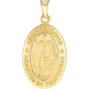 Olas d'Oro Necklace - 14K Yellow Gold St. Florian Medal