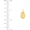 Olas d'Oro Necklace - 14K Yellow Gold St. Florian Medal