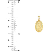 Olas d'Oro Necklace - 14K Yellow Gold St. Florian Medal