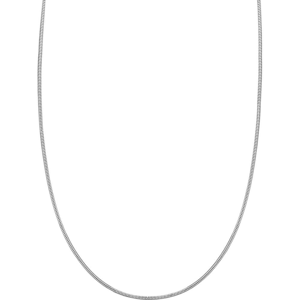 Olas d'Oro - 10K Rose Gold 1.4mm Hollow Snake Chain Necklace with Lobster Lock - 20" Length
