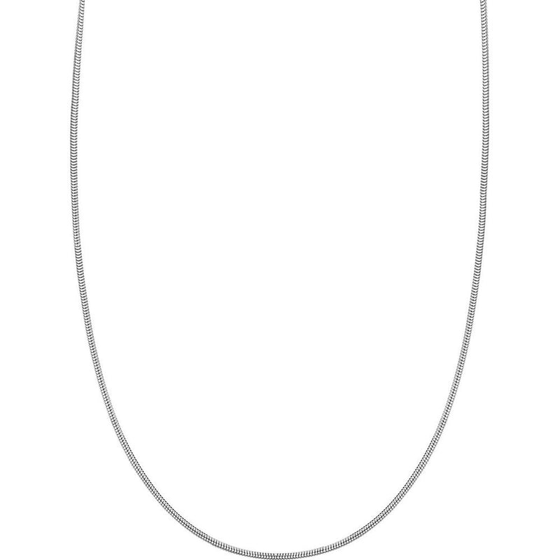 Olas d'Oro - 10K Rose Gold 24-Inch Snake Chain Necklace with Lobster Clasp - 4.67g Average Weight