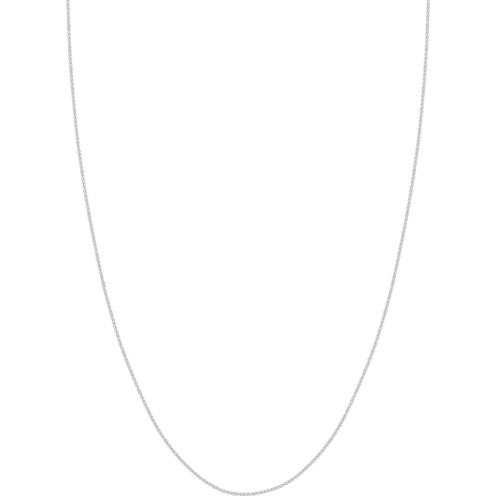 Olas d'Oro - 10K Rose Gold Adjustable Wheat Chain Necklace - 22" with Silicone Slider Bead