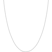 Olas d'Oro - 10K White Gold 1.05mm Wheat Chain with Lobster Lock - 20" Necklace