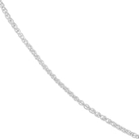 Olas d'Oro - 10K White Gold 1.05mm Wheat Chain with Lobster Lock - 20" Necklace