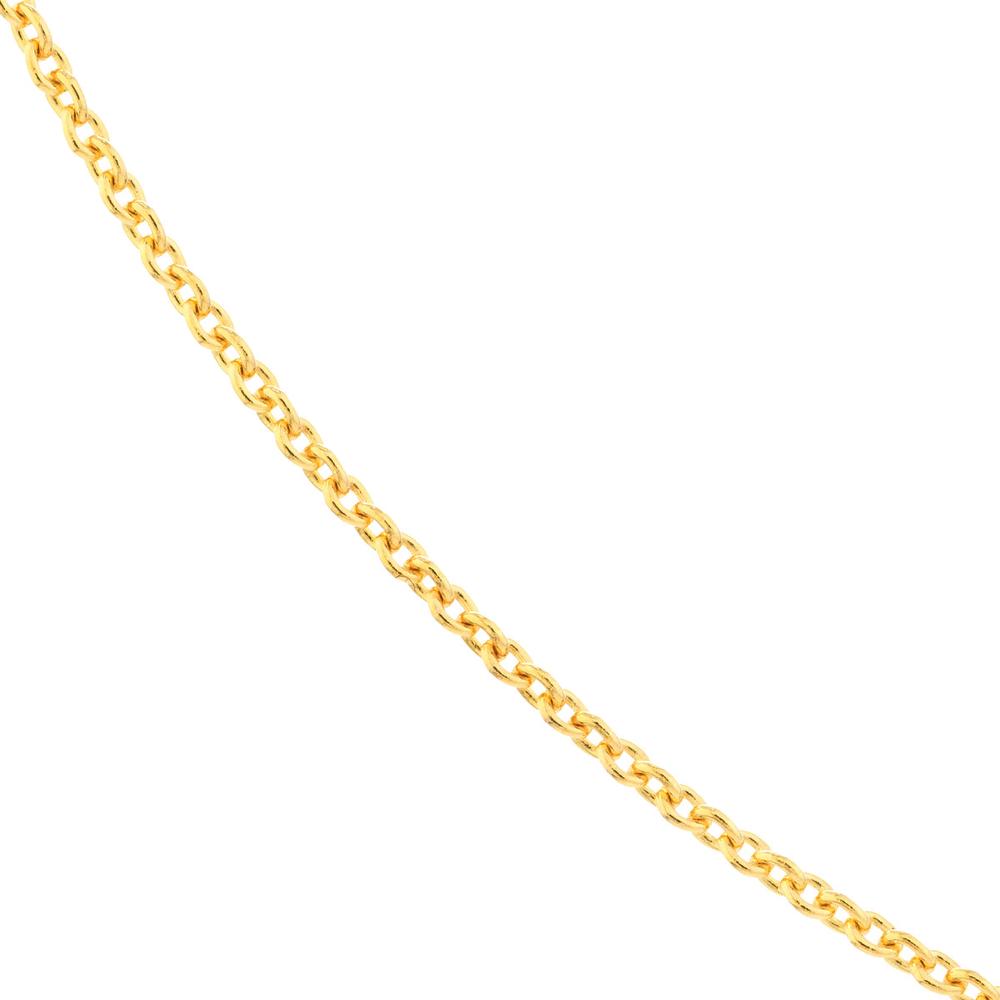 Olas d'Oro - 10K Yellow Gold 20" Cable Chain Necklace - 1.05mm Width