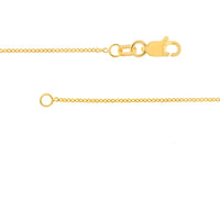 Olas d'Oro - 10K Yellow Gold 20" Cable Chain Necklace - 1.05mm Width
