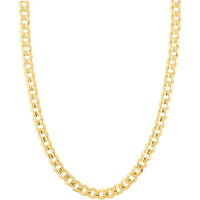 Olas d'Oro - 10K Yellow Gold 8.7mm Cuban Curb Chain Bracelet with Lobster Lock - 19.48 Grams