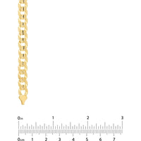 Olas d'Oro - 10K Yellow Gold 8.7mm Cuban Curb Chain Necklace with Lobster Lock - 52.91 Grams