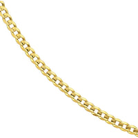 Olas d'Oro - 10K Yellow Gold Concave Cuban Curb Chain Necklace - 24'' 24.42g