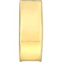 Olas d'Oro - 10K Yellow Gold High Polished Round Hoop Earrings - 1.58g Total Weight