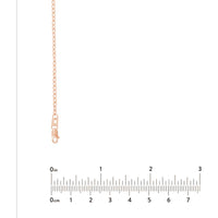 Olas d'Oro - 14K Rose Gold 1.90mm Designer Rolo Chain Necklace - 18" Length