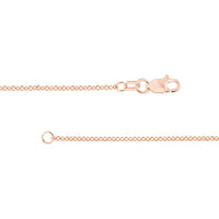 Olas d'Oro - 14K Rose Gold 20" Cable Chain Necklace with Lobster Lock - 3.52 Grams