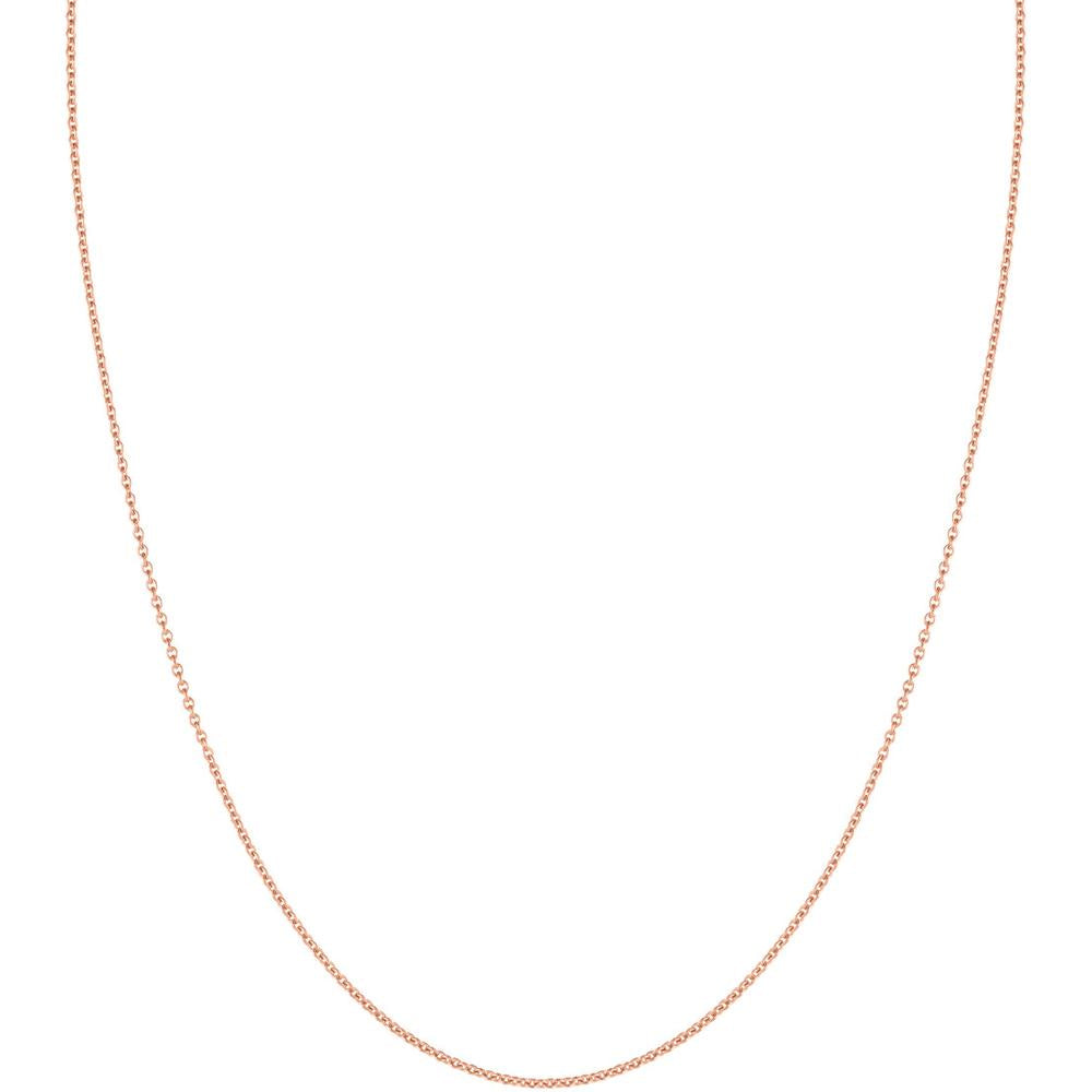 Olas d'Oro - 14K Rose Gold 24" Cable Chain Necklace with Lobster Lock 4.17 Grams