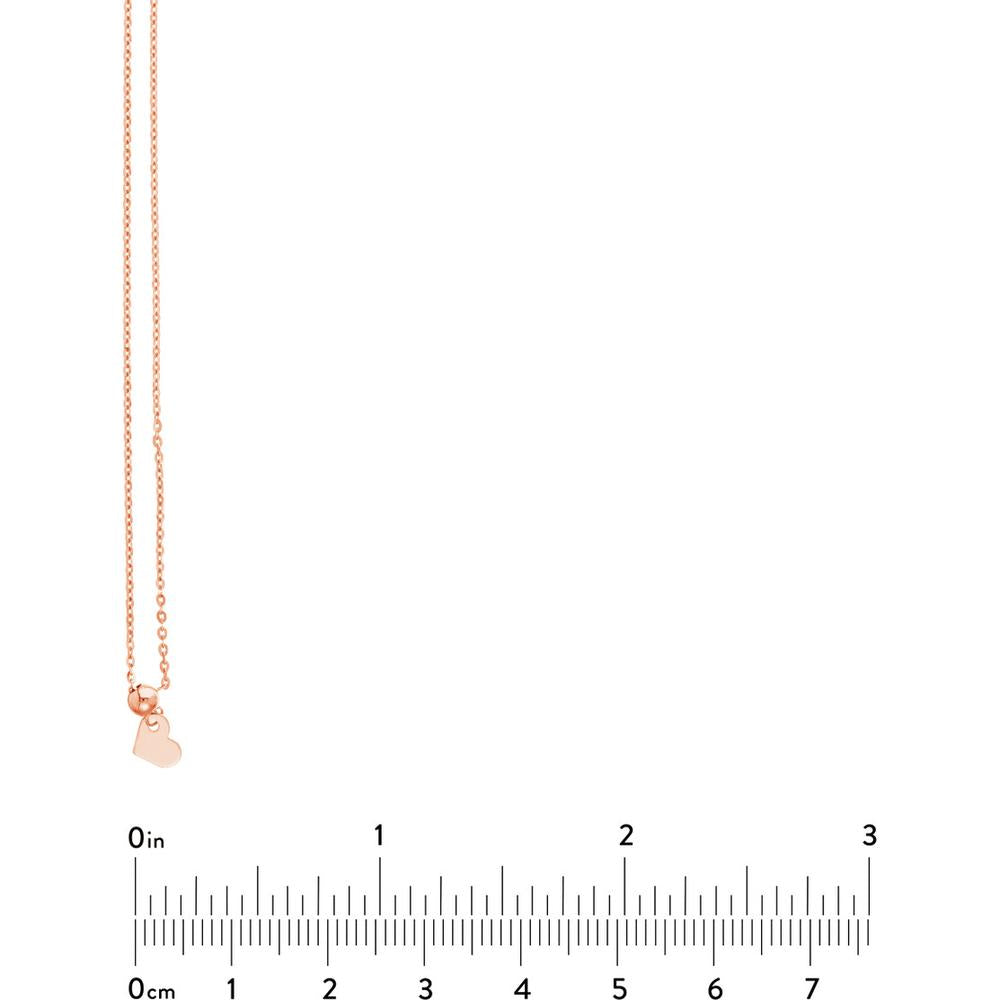 Olas d'Oro - 14K Rose Gold 26" Adjustable Diamond-Cut Cable Chain Necklace with Slider Bead