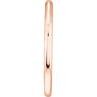 Olas d'Oro - 14K Rose Gold 60mm Tube Hoop Earrings 8.80 Grams Total Weight
