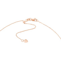 Olas d'Oro - 14K Rose Gold Adjustable Bezel Set Diamond Choker - 0.03 Carat Total Diamond Weight