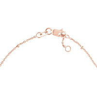 Olas d'Oro - 14K Rose Gold Adjustable Diamond Marquise Bezel Bracelet - 0.12 Carat Total Diamond Weight