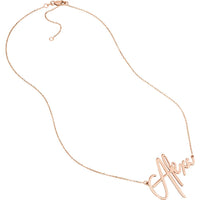 Olas d'Oro - 14K Rose Gold Customizable Signature Necklace - 45mm
