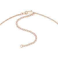 Olas d'Oro - 14K Rose Gold Diamond-Cut Bead Choker Necklace - Adjustable 13-16 Inches, 2.39 Grams