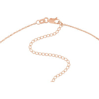 Olas d'Oro - 14K Rose Gold Diamond-Cut Cable Choker Necklace - Adjustable 13-16 Inches