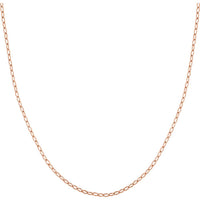 Olas d'Oro - 14K Rose Gold Forzentina Chain Necklace - 2.10mm, 16"