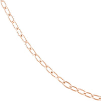Olas d'Oro - 14K Rose Gold Forzentina Chain Necklace - 2.10mm, 16"
