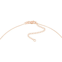 Olas d'Oro - 14K Rose Gold Heartbeat Adjustable Necklace