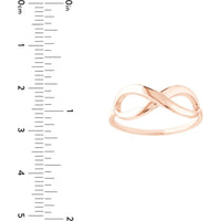 Olas d'Oro - 14K Rose Gold Infinity Ring - Size 7