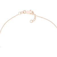 Olas d'Oro - 14K Rose Gold Open Heart Adjustable Bracelet with Lobster Clasp - 1.15g