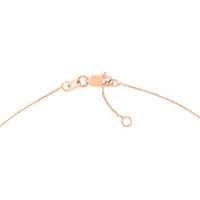 Olas d'Oro - 14K Rose Gold Slanted Gothic Initial Bracelet - Personalized Jewelry for Women