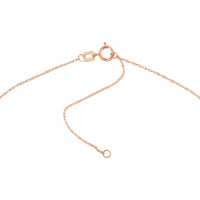 Olas d'Oro - 14K Rose Gold So You Mini Disc Adjustable Necklace