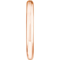 Olas d'Oro - 14K Rose Gold Tube Hoop Earrings - 4mm x 35mm - 3.49g Total Weight