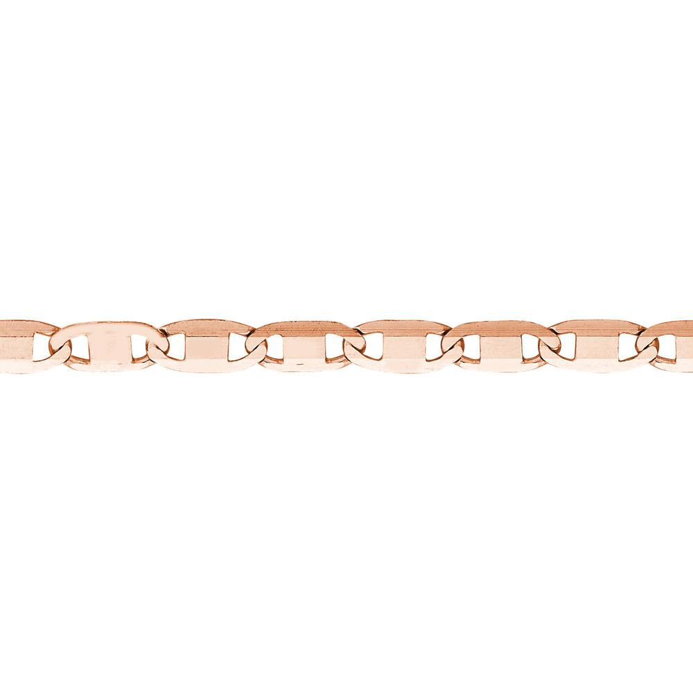 Olas d'Oro - 14K Rose Gold Valentino Choker Chain Adjustable 13-16 Inches - 1.68 Grams Total Weight