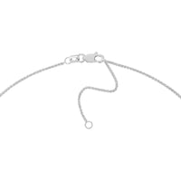 Olas d'Oro - 14K White Gold 1.05mm Adjustable Wheat Chain with Lobster Lock - 18" Necklace