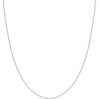 Olas d'Oro - 14K White Gold 1.2mm Franco Chain Necklace with Lobster Lock - 24" Length