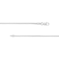 Olas d'Oro - 14K White Gold 1.45mm Franco Chain Necklace with Lobster Lock - 20" Length