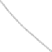 Olas d'Oro - 14K White Gold 1.5mm Sparkle Singapore Chain Necklace - 18"