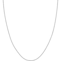Olas d'Oro - 14K White Gold 1.6mm Open Cable Chain 20" Necklace