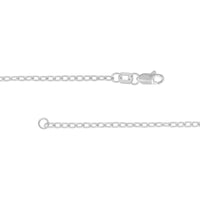 Olas d'Oro - 14K White Gold 16" Designer Rolo Chain Necklace - 1.90mm