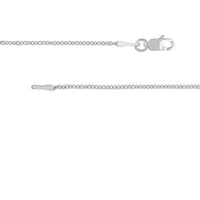 Olas d'Oro - 14K White Gold 16" Light Cable Chain Necklace with Lobster Clasp - 1.45mm Width