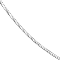 Olas d'Oro - 14K White Gold 16" Snake Chain Necklace with Lobster Lock - 6.61 Grams