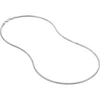 Olas d'Oro - 14K White Gold 16" Snake Chain Necklace with Lobster Lock - 6.61 Grams