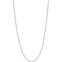 Olas d'Oro - 14K White Gold 18" 1.45mm Sparkle Chain with Lobster Lock - 2.82 Grams